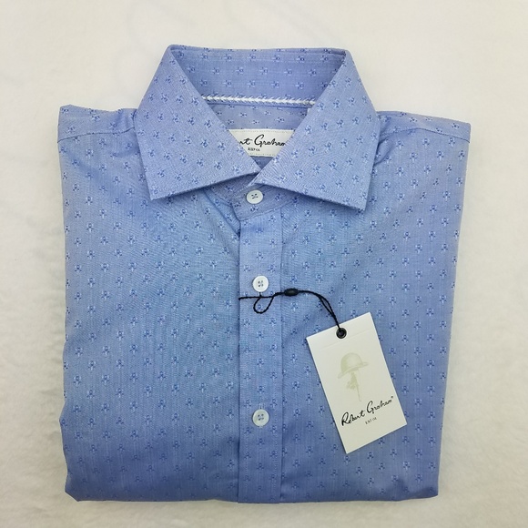 Robert Graham Other - Robert Graham Blue Bruce Dress Shirt 15.5 NWT